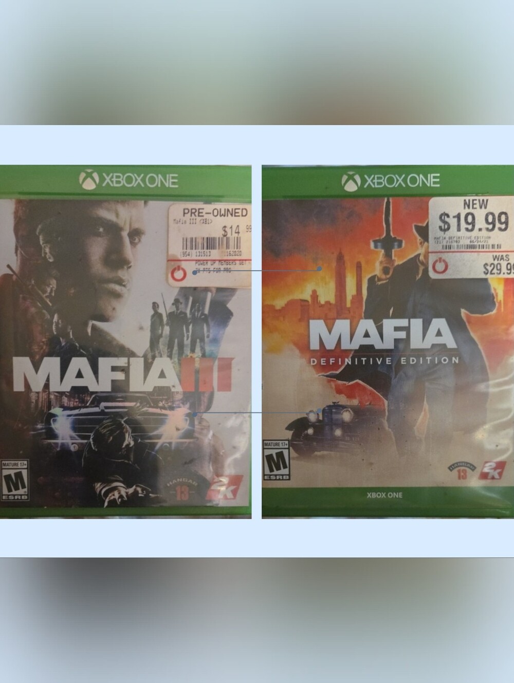 XBOX ONE Games - MAFIA and MAFIA III